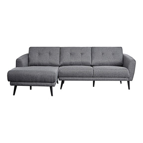 Moe's Home Collection Carson Sectional Grey Left - MT-1020-25-L - Moe's Home Collection - sofa sectionals - Minimal And Modern - 1