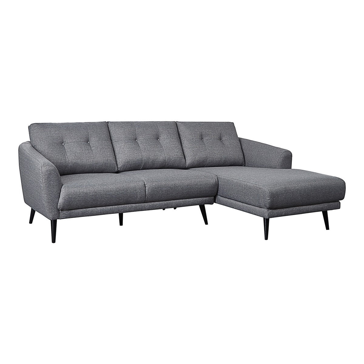 Moe's Home Collection Carson Sectional Grey Right - MT-1020-25-R