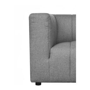 Moe's Home Collection Lyric Arm Chair Left Grey - MT-1022-15