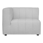 Moe's Home Collection Lyric Arm Chair Left Oatmeal - MT-1022-34