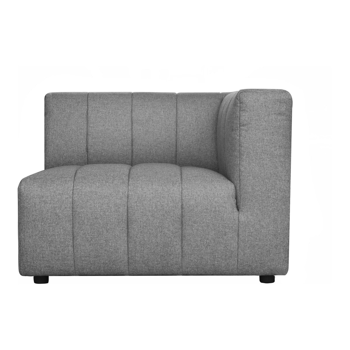 Moe's Home Collection Lyric Arm Chair Right Grey - MT-1023-15