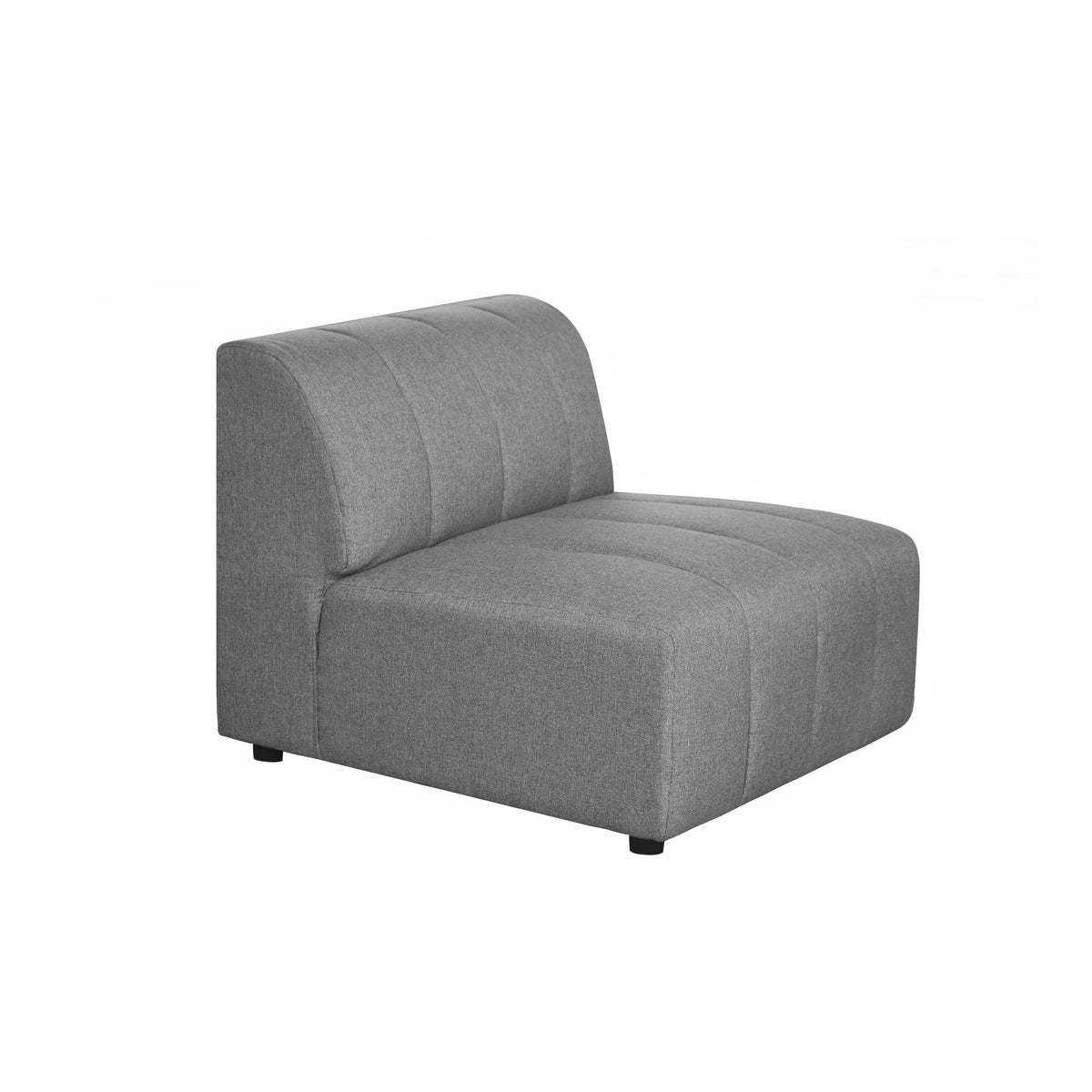 Moe's Home Collection Lyric Slipper Chair Grey - MT-1024-15