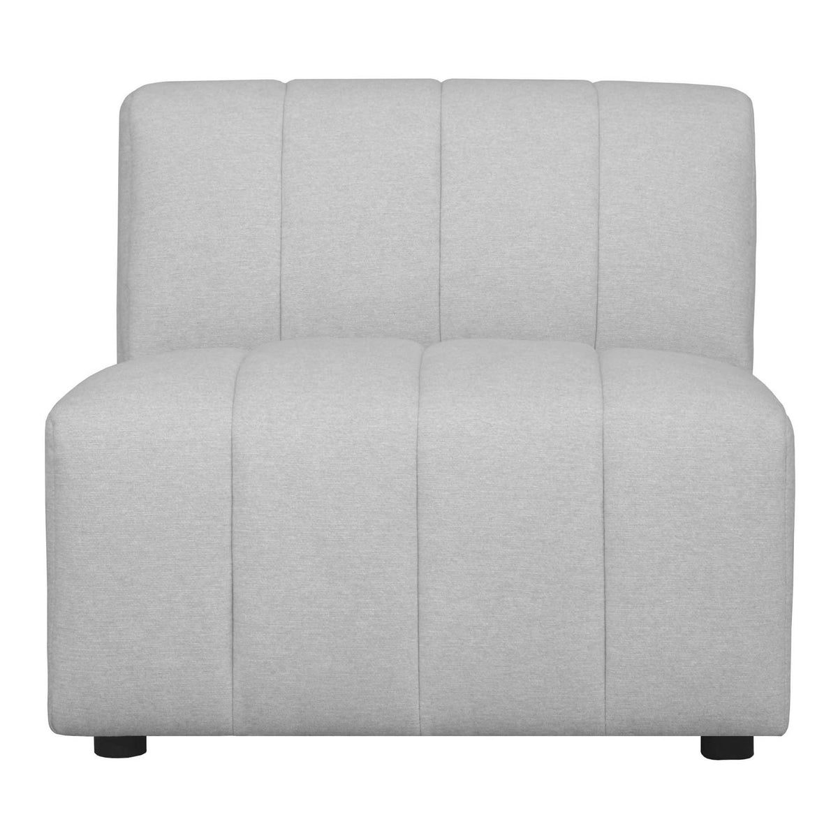 Moe's Home Collection Lyric Slipper Chair Oatmeal - MT-1024-34