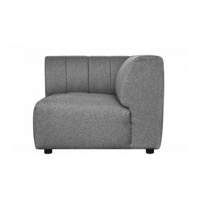 Moe's Home Collection Lyric Corner Chair Grey - MT-1025-15