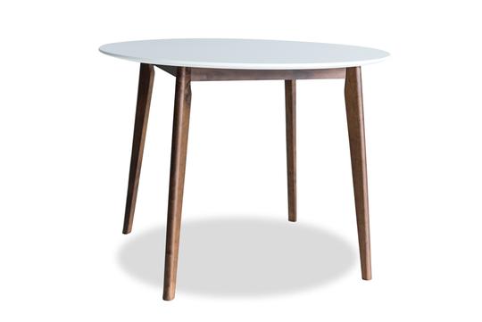 Edloe Finch Alia Round Dining Table, White Top - EF-Z3-DT008WH