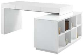 J&M Furniture Contemporary Writing Work Computer S005 Modern Office Desk-Minimal & Modern