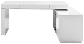 J&M Furniture Contemporary Writing Work Computer S005 Modern Office Desk-Minimal & Modern