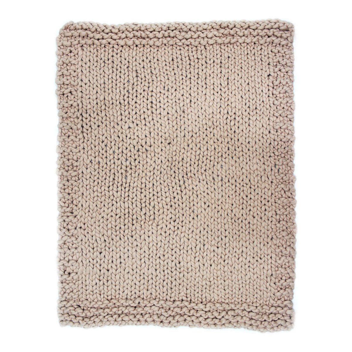 Moe's Home Collection Abuela Wool Throw Sand - OX-1022-34