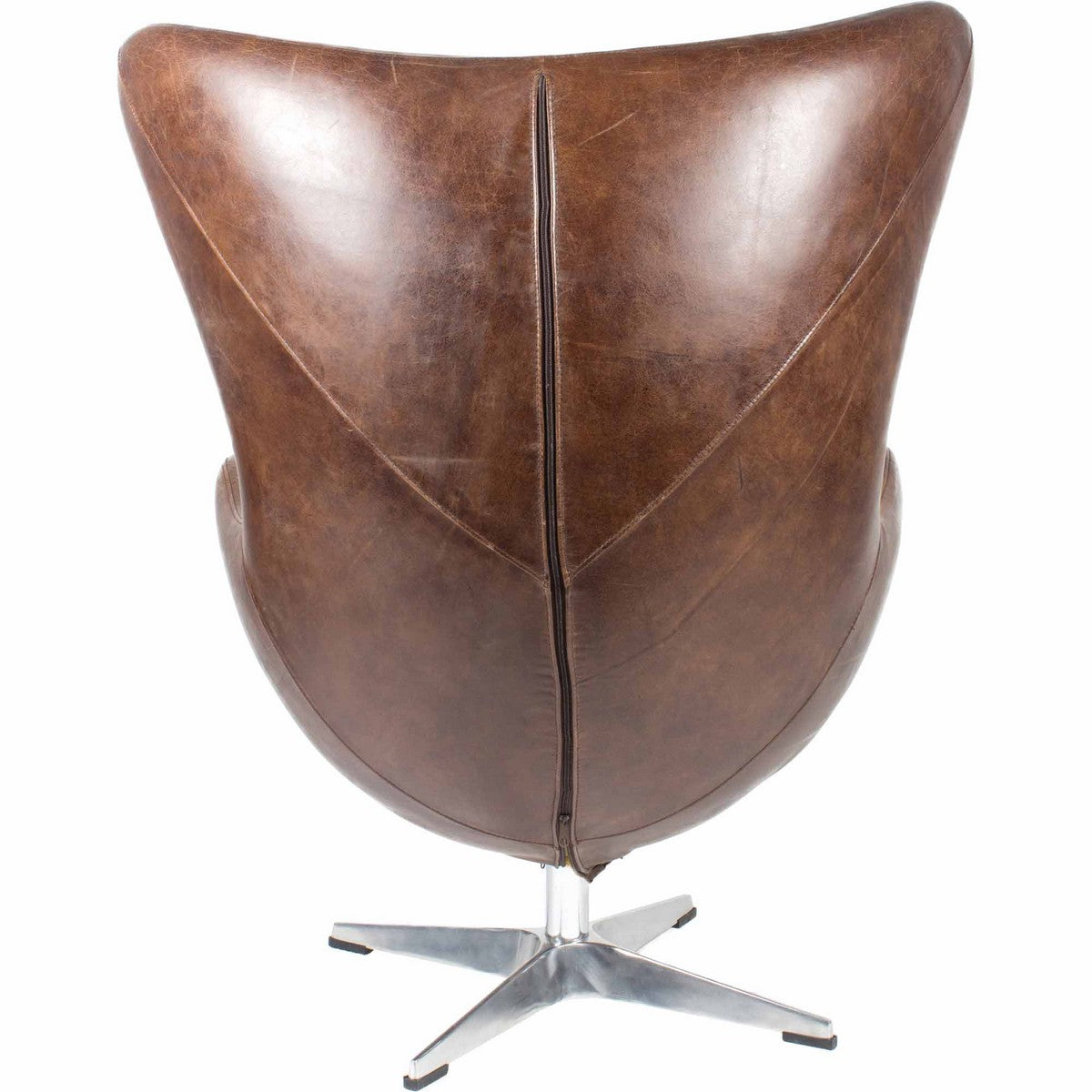 Moe's Home Collection St Anne Swivel Club Chair Brown - PK-1005-20