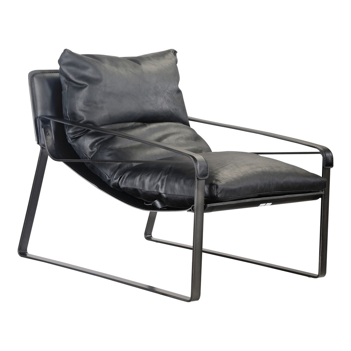 Moe's Home Collection Connor Club Chair Black - PK-1044-02