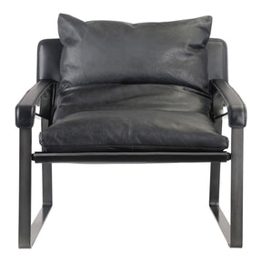 Moe's Home Collection Connor Club Chair Black - PK-1044-02 - Moe's Home Collection - lounge chairs - Minimal And Modern - 1