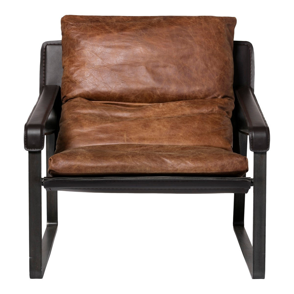 Moe's Home Collection Connor Club Chair - Brown - PK-1044-14