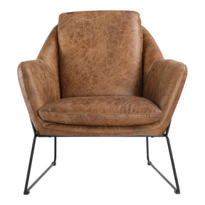 Moe's Home Collection Greer Club Chair Cappuccino - PK-1056-14 - Moe's Home Collection - lounge chairs - Minimal And Modern - 1