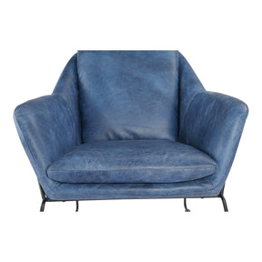 Moe's Home Collection Greer Club Chair Blue - PK-1056-19
