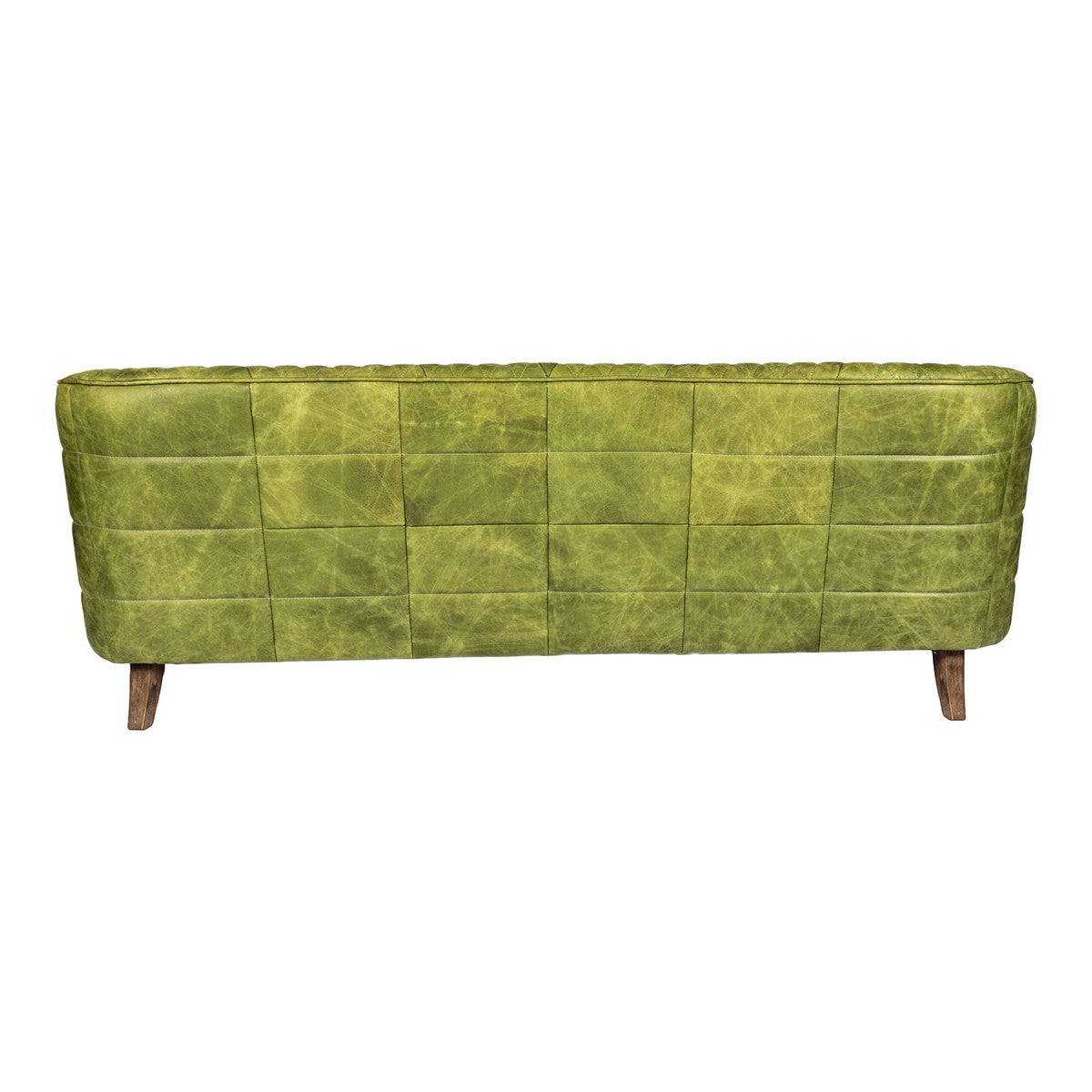 Moe's Home Collection Magdelan Tufted Leather Sofa Emerald - PK-1077-27