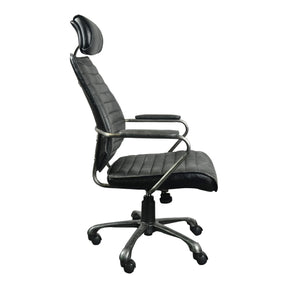 Moe's Home Collection Executive Swivel office Chair Black - PK-1081-02