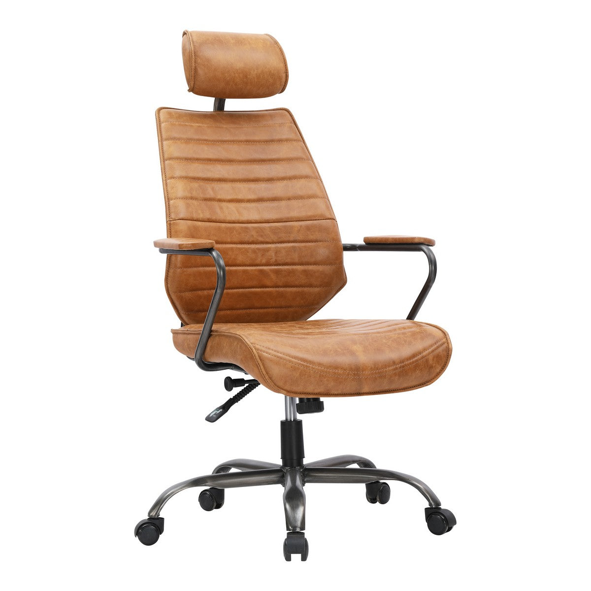Moe's Home Collection Executive Swivel office Chair Cognac - PK-1081-23
