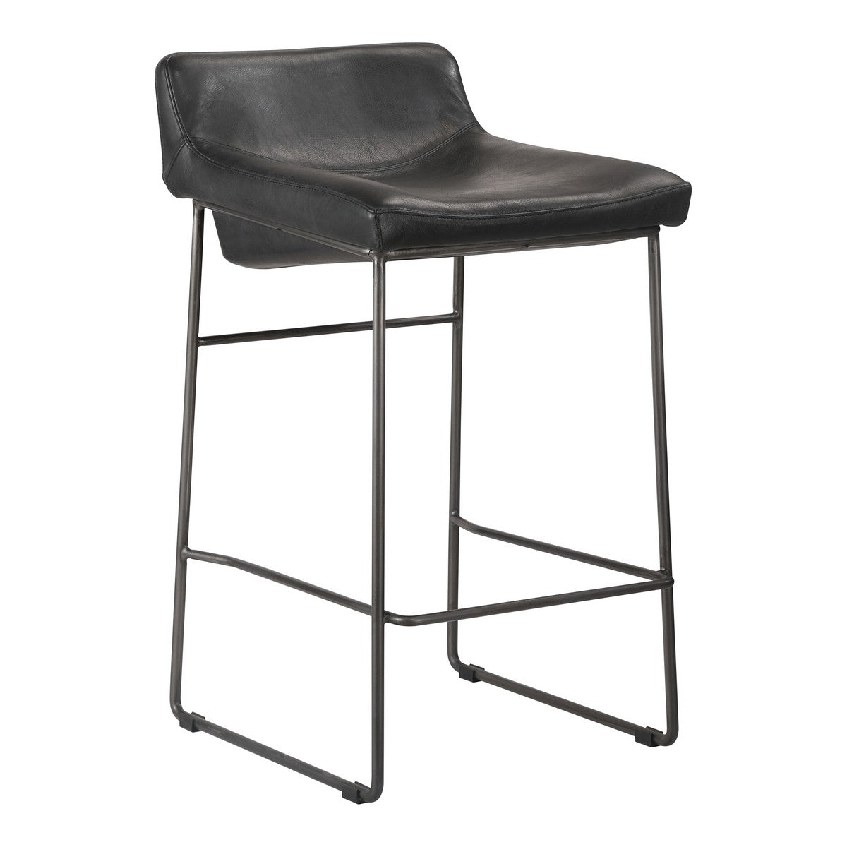 Moe's Home Collection Starlet Counter Stool Black-Set of Two - PK-1106-02