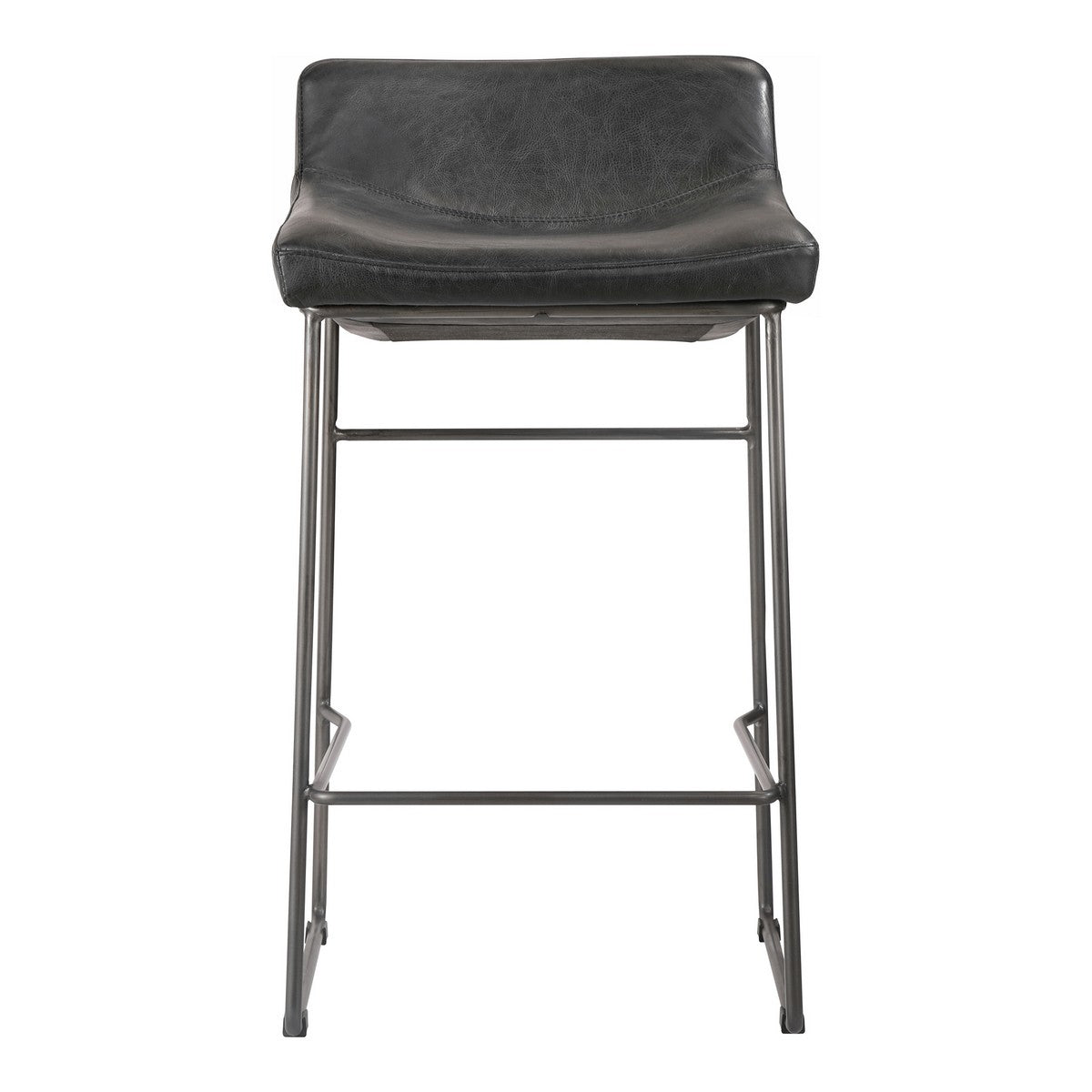 Moe's Home Collection Starlet Counter Stool Black-Set of Two - PK-1106-02 - Moe's Home Collection - Counter Stools - Minimal And Modern - 1