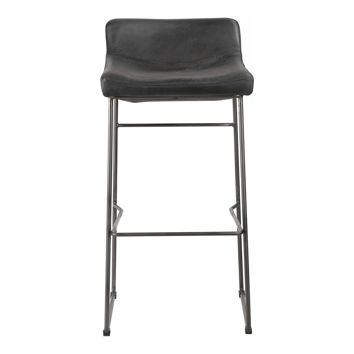Moe's Home Collection Starlet Barstool Black-Set of Two - PK-1107-02 - Moe's Home Collection - Bar Stools - Minimal And Modern - 1