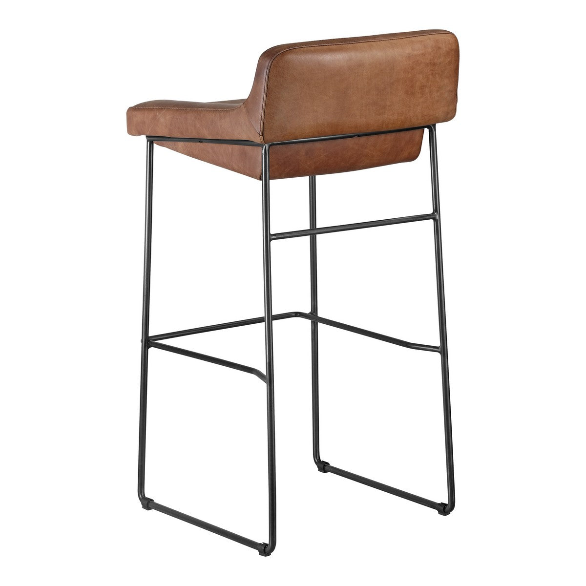 Moe's Home Collection Starlet Barstool Cappuccino-Set of Two - PK-1107-14