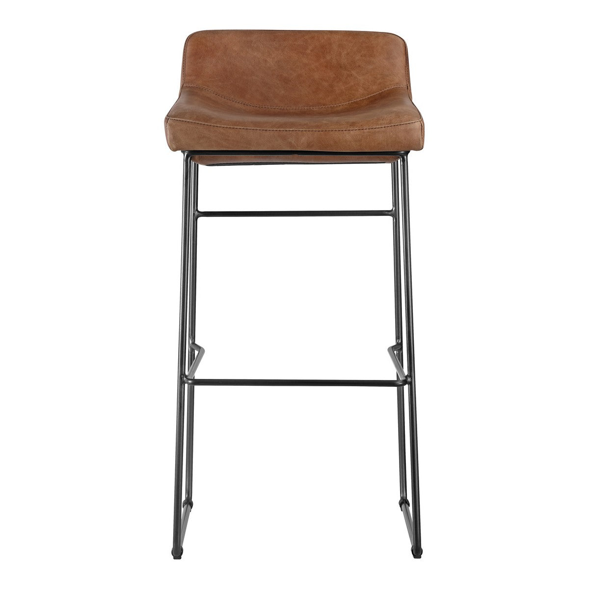Moe's Home Collection Starlet Barstool Cappuccino-Set of Two - PK-1107-14 - Moe's Home Collection - Bar Stools - Minimal And Modern - 1