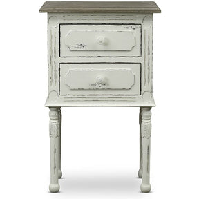 Baxton Studio Anjou Traditional French Accent Nightstand Baxton Studio-nightstands-Minimal And Modern - 1