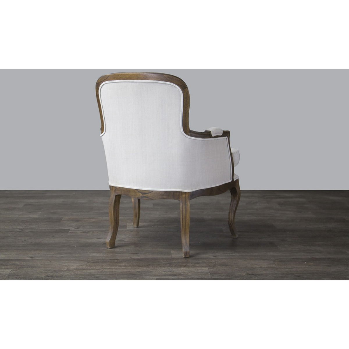 Baxton Studio Napoleon Traditional French Accent Chair-Ash Baxton Studio-chairs-Minimal And Modern - 5