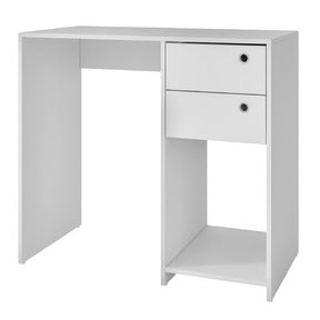 Manhattan Comfort Practical Pascara Work Desk with 2-Drawers and 1 Cubby-Minimal & Modern