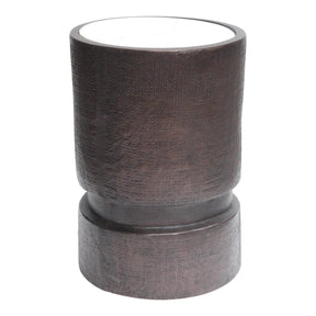 Moe's Home Collection Column Accent Table Dark Bronze - QK-1021-31