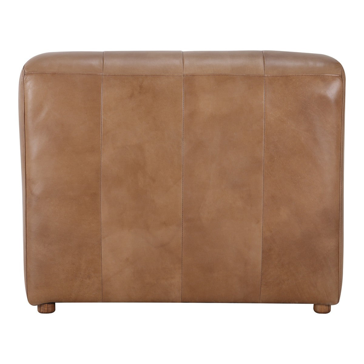 Moe's Home Collection Ramsay Leather Chaise Tan - QN-1010-40