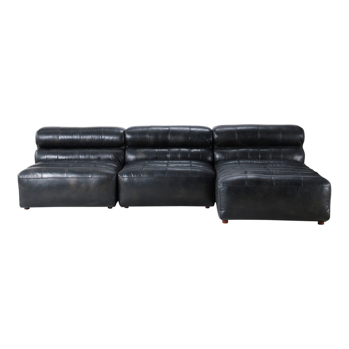 Moe's Home Collection Ramsay Signature Modular Sectional Antique Black - QN-1018-01