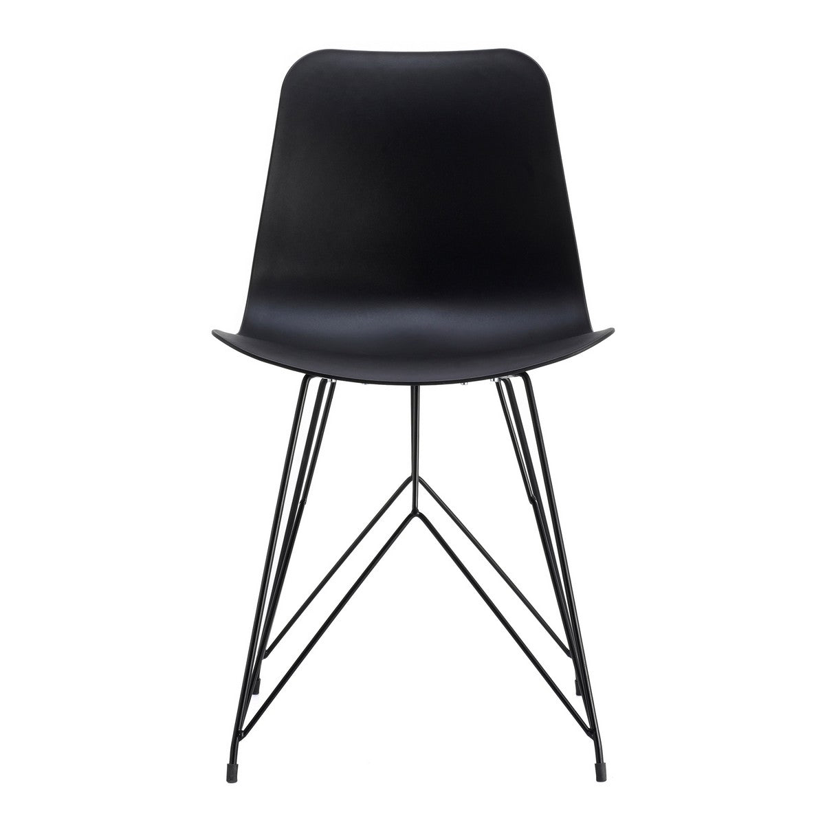 Moe's Home Collection Esterno Outdoor Chair Black-Set of Two - QX-1002-02 - Moe's Home Collection - Dining Chairs - Minimal And Modern - 1