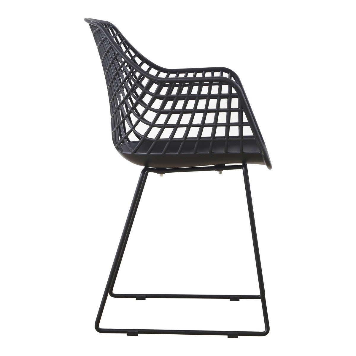Moe's Home Collection Honolulu Chair Black-Set of Two - QX-1007-02