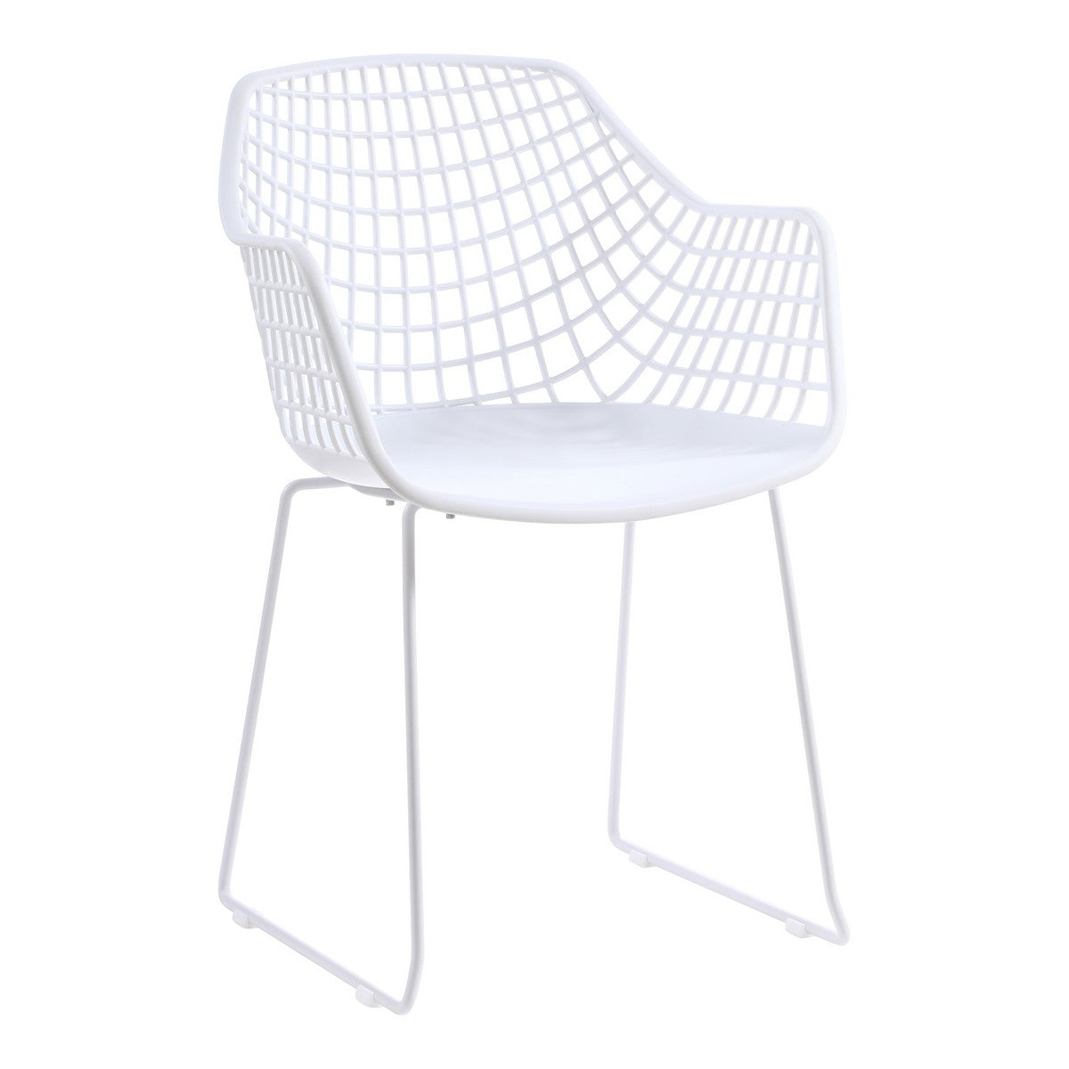 Moe's Home Collection Honolulu Chair White-Set of Two - QX-1007-18