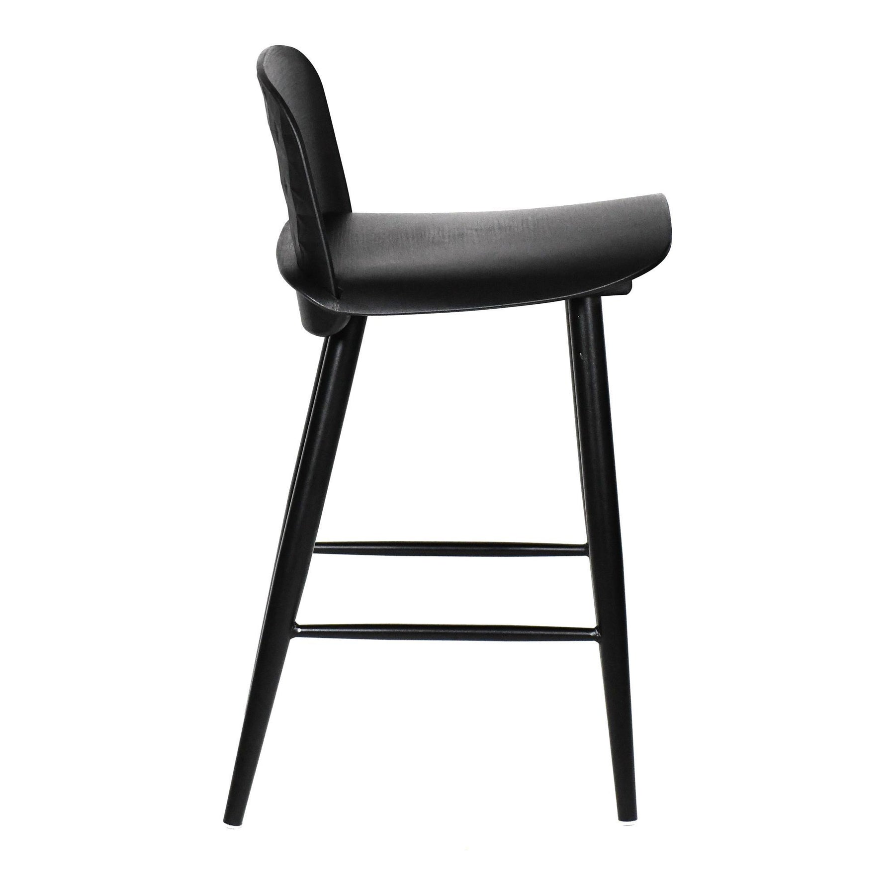 Moe's Home Collection Looey Counter Stool Black-M2 - QX-1008-02