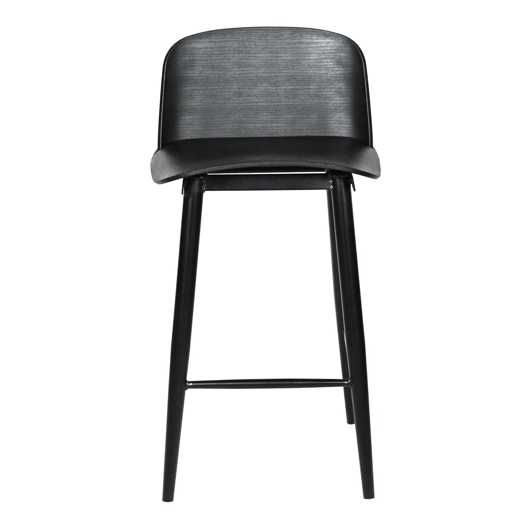 Moe's Home Collection Looey Counter Stool Black-M2 - QX-1008-02