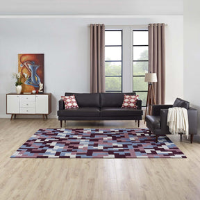 Modway Furniture Modern Andela Interlocking Block Mosaic 8x10 Area Rug - R-1022-810