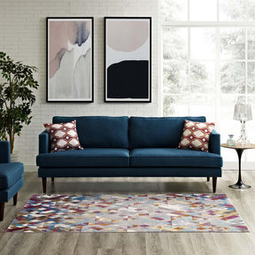 Modway Furniture Modern Lavendula Triangle Mosaic 8x10 Area Rug - R-1089-810
