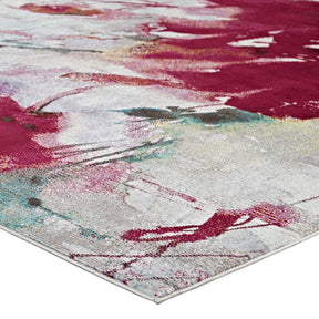 Modway Furniture Modern Blume Abstract Floral 8x10 Area Rug - R-1090-810