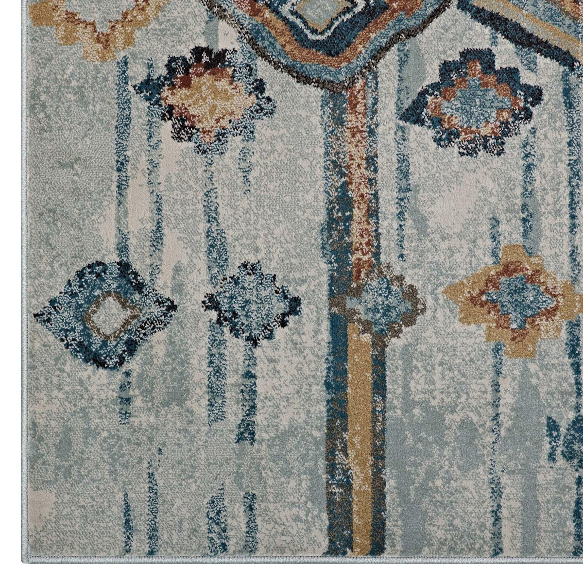 Modway Furniture Modern Jenica Distressed Moroccan Tribal Abstract Diamond 8x10 Area Rug - R-1109-810