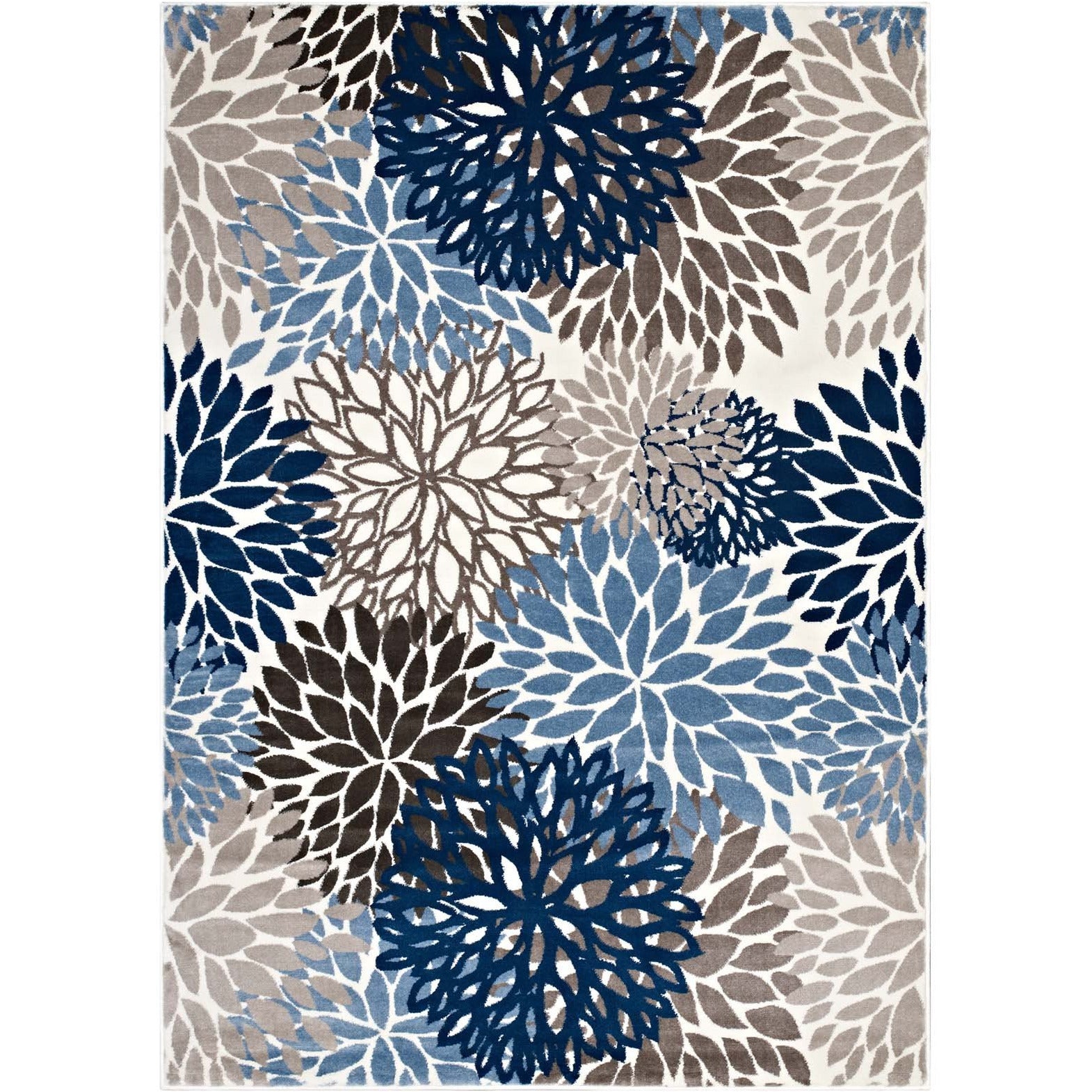 Modway Furniture Modern Calithea Vintage Classic Abstract Floral 5x8  Area Rug - R-1133-58