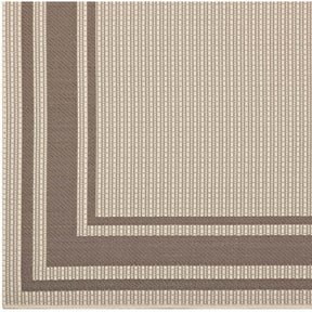 Modway Furniture Modern Rim Solid Border 8x10 Indoor and Outdoor Area Rug - R-1140-810