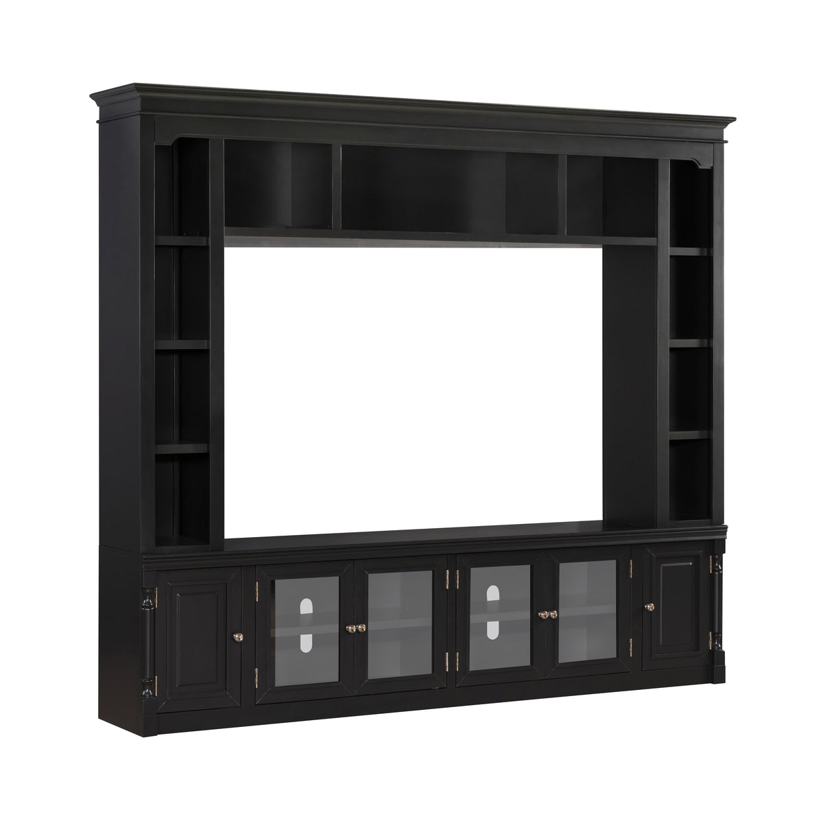 TOV Furniture Modern Virginia Charcoal Entertainment Center for TVs up to 75" - REN-E1037-97-ENT