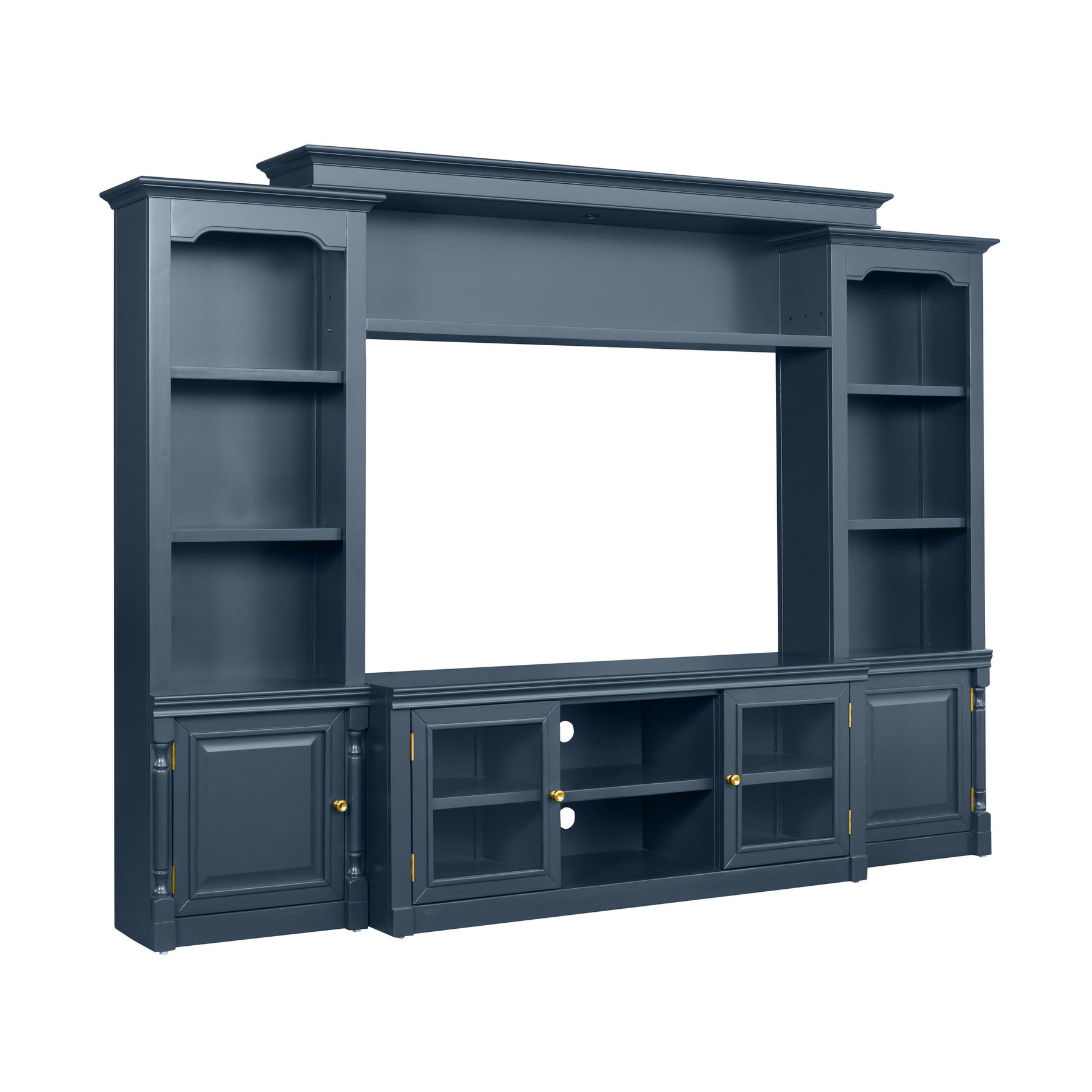 TOV Furniture Modern Virginia Blue Entertainment Center for TVs up to 65" - REN-E1039-ENTW