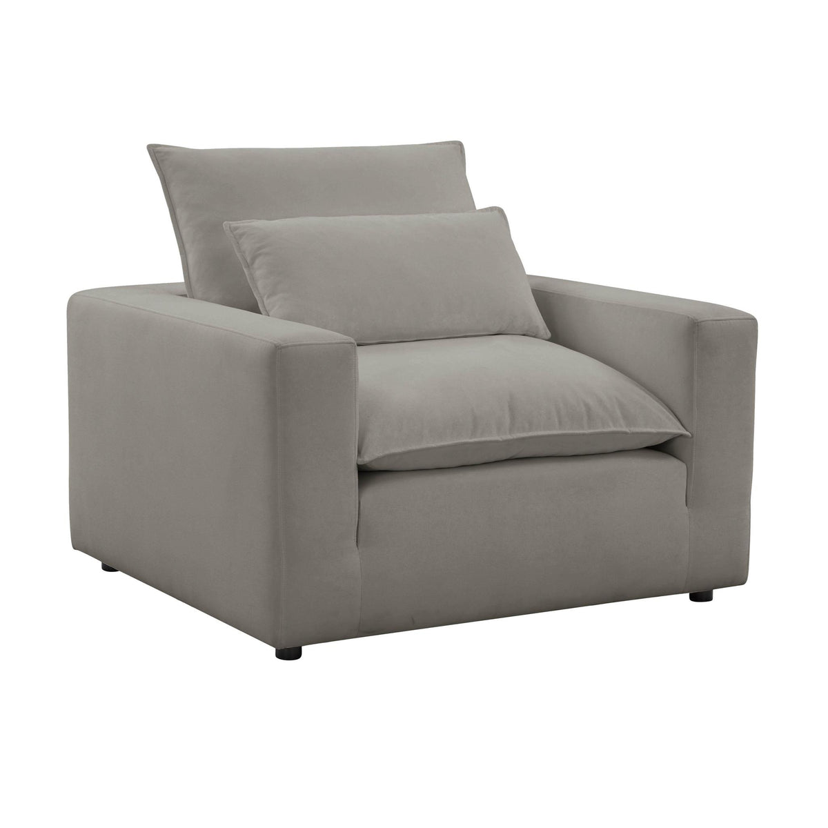 TOV Furniture Modern Cali Slate Arm Chair - REN-L00184
