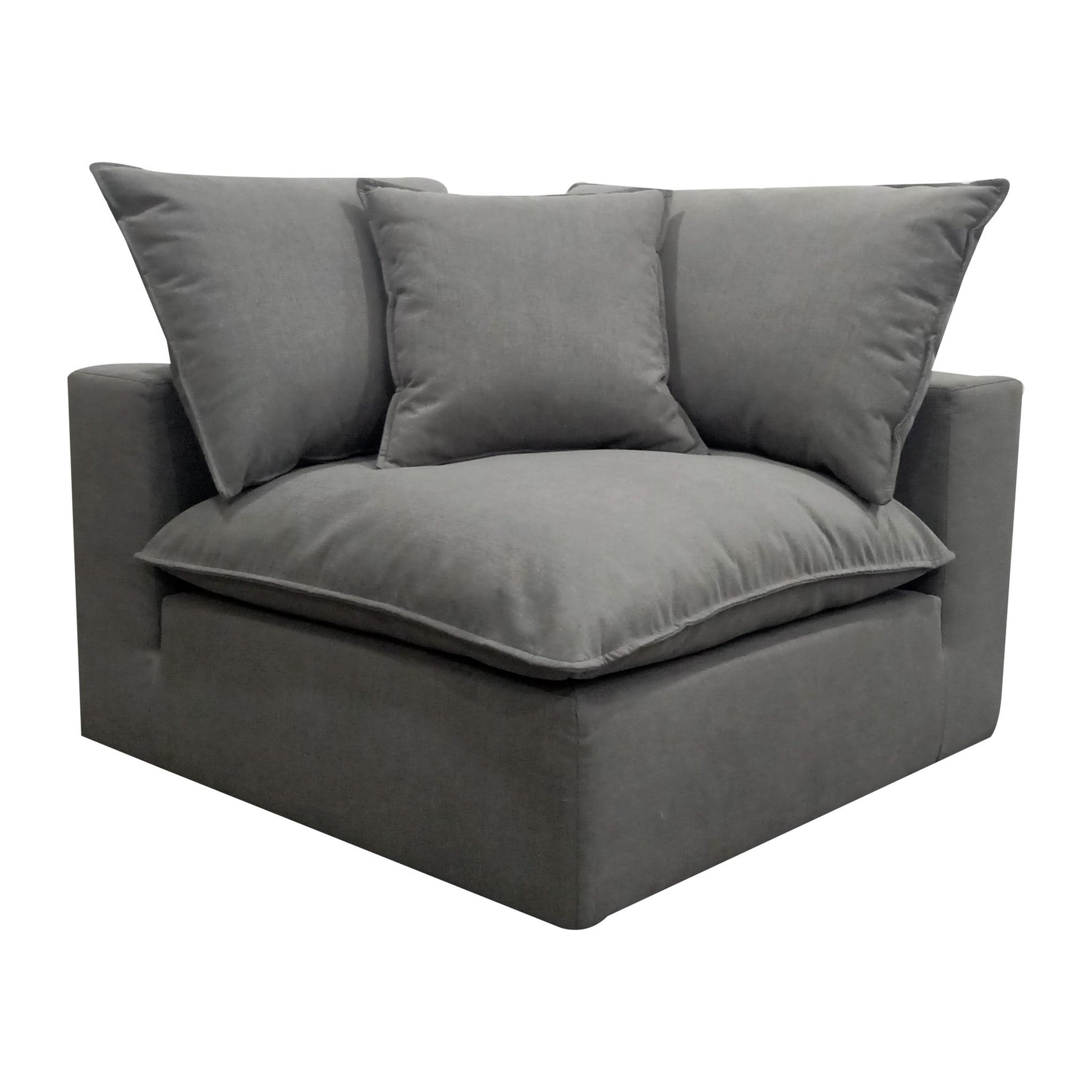 TOV Furniture Modern Cali Slate Corner Chair - REN-L0090-C