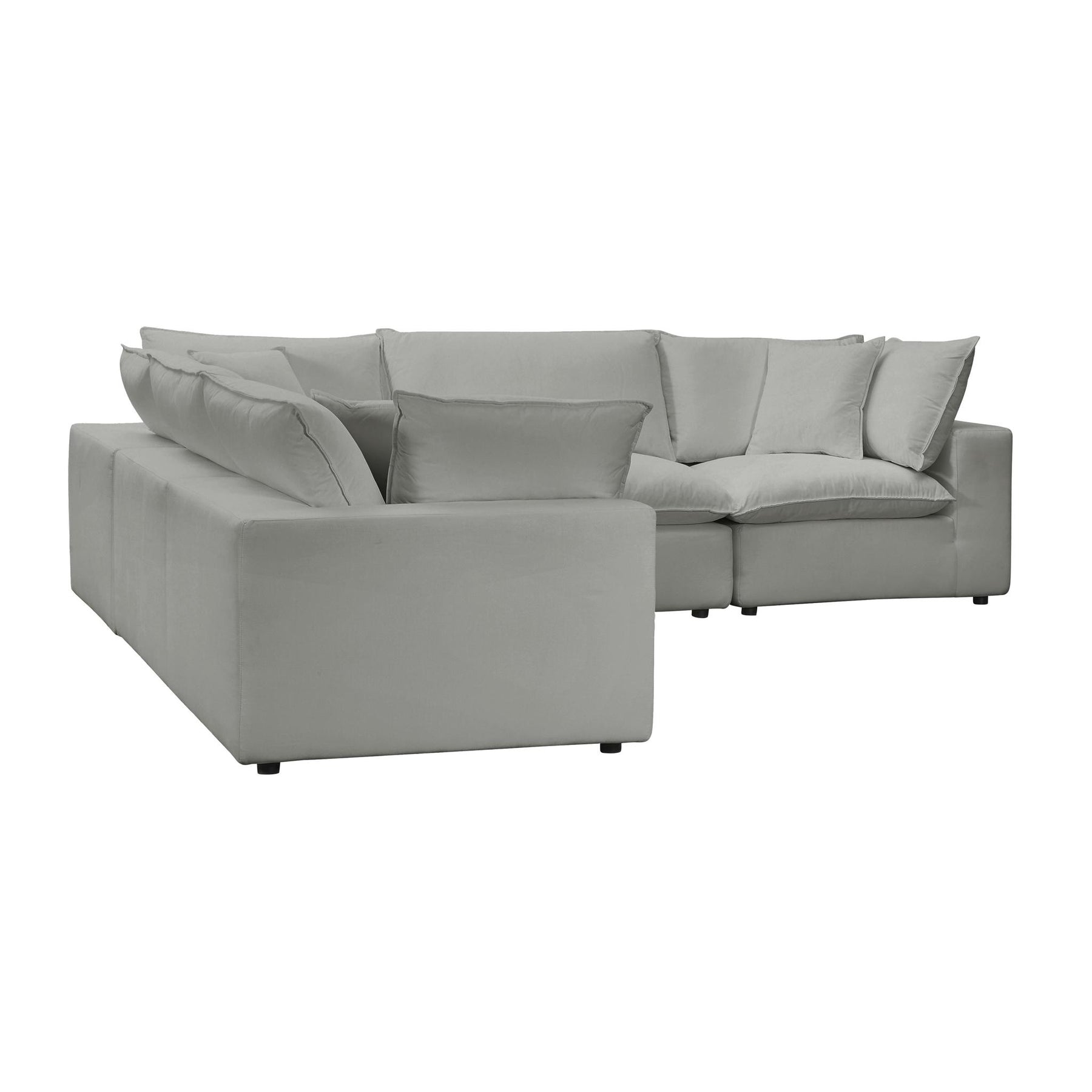 TOV Furniture Modern Cali Slate Modular L-Sectional - REN-L0090-SEC1