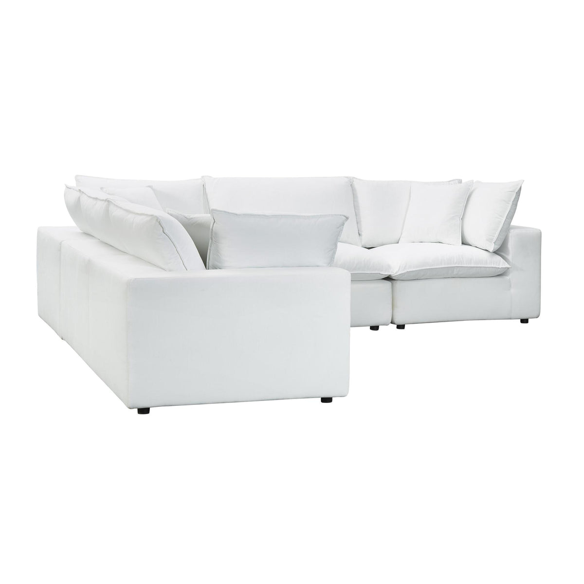 TOV Furniture Modern Cali Pearl Modular L-Sectional - REN-L0092-SEC1