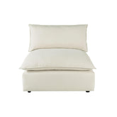 TOV Furniture Modern Cali Natural Armless Chair - REN-L0094-AC